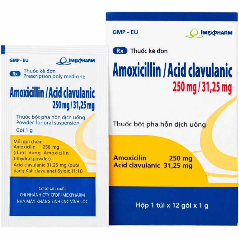 Amoxicillin + Acid Clavulanic: Công dụng, Liều dùng và Lưu ý