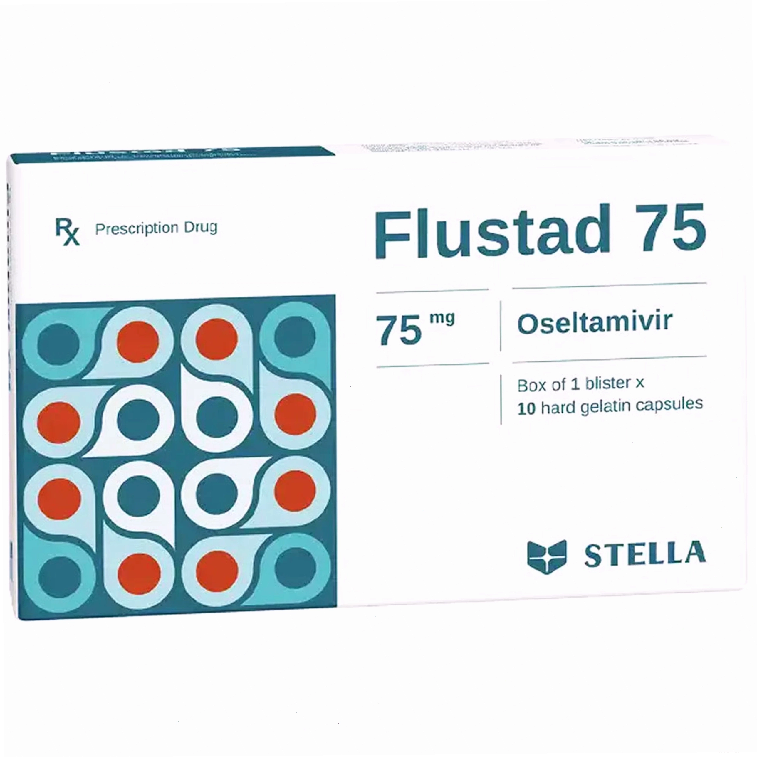 Ảnh đóng gói thuốc Flustad 75mg Stella điều trị cúm