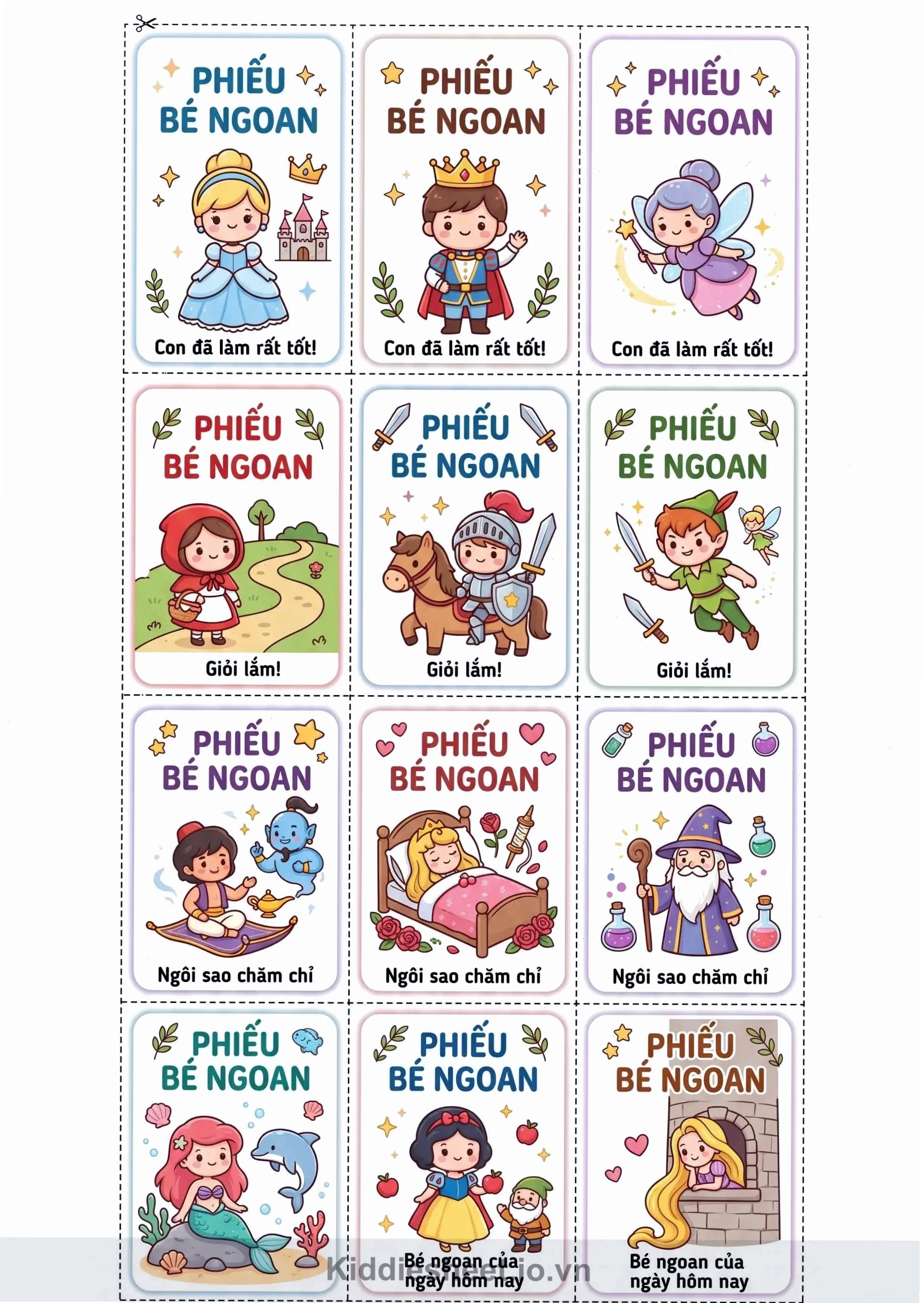 Ảnh thu nhỏ học liệu Phiếu Bé Ngoan - Trang 2