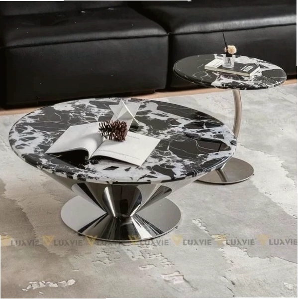 Bàn trà đôi AK8066 với thiết kế hiện đại, sang trọng