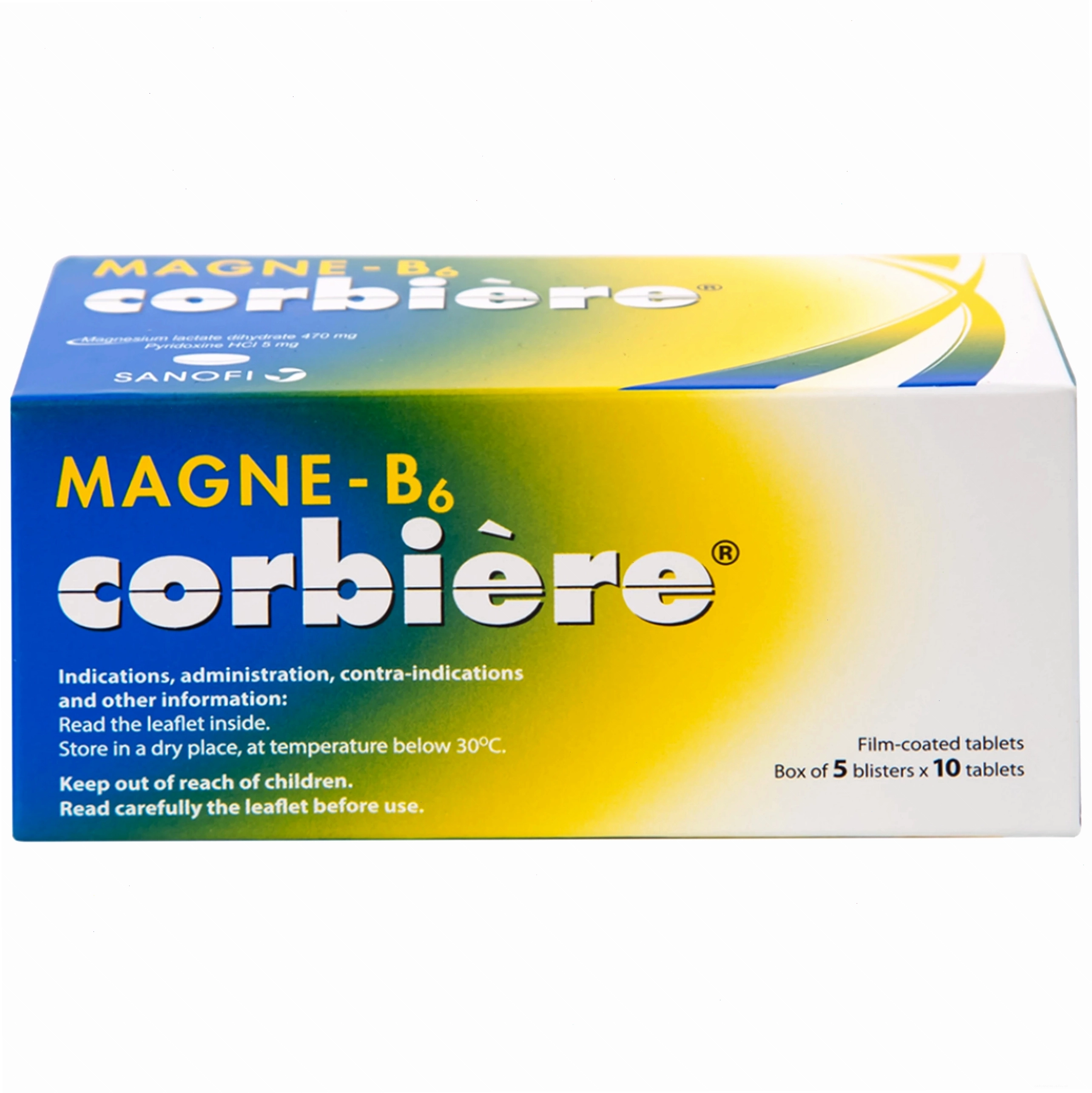 Bao bì sản phẩm Magne-B6 Corbiere
