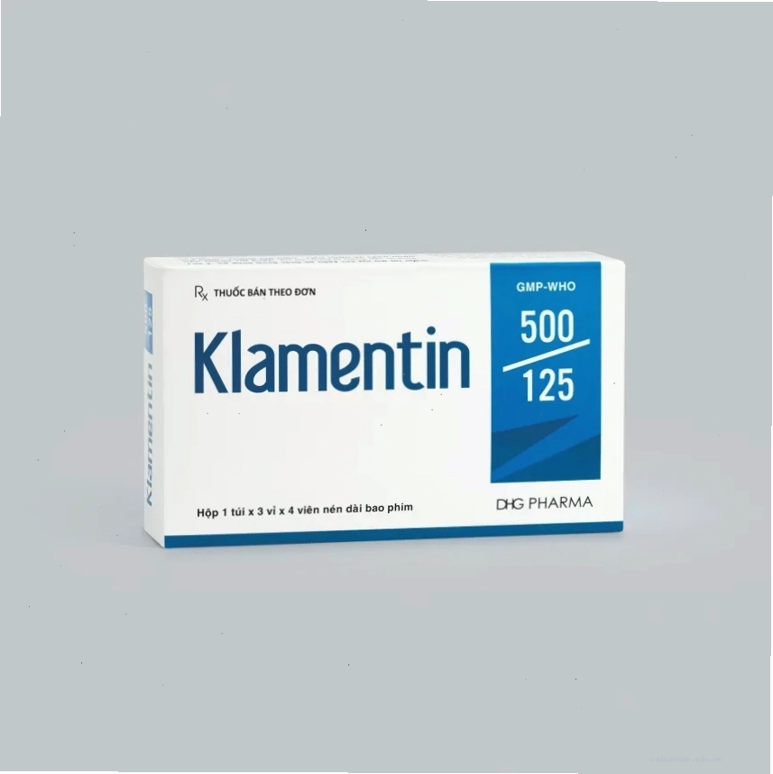 Bao bì thuốc Klamentin 500/125