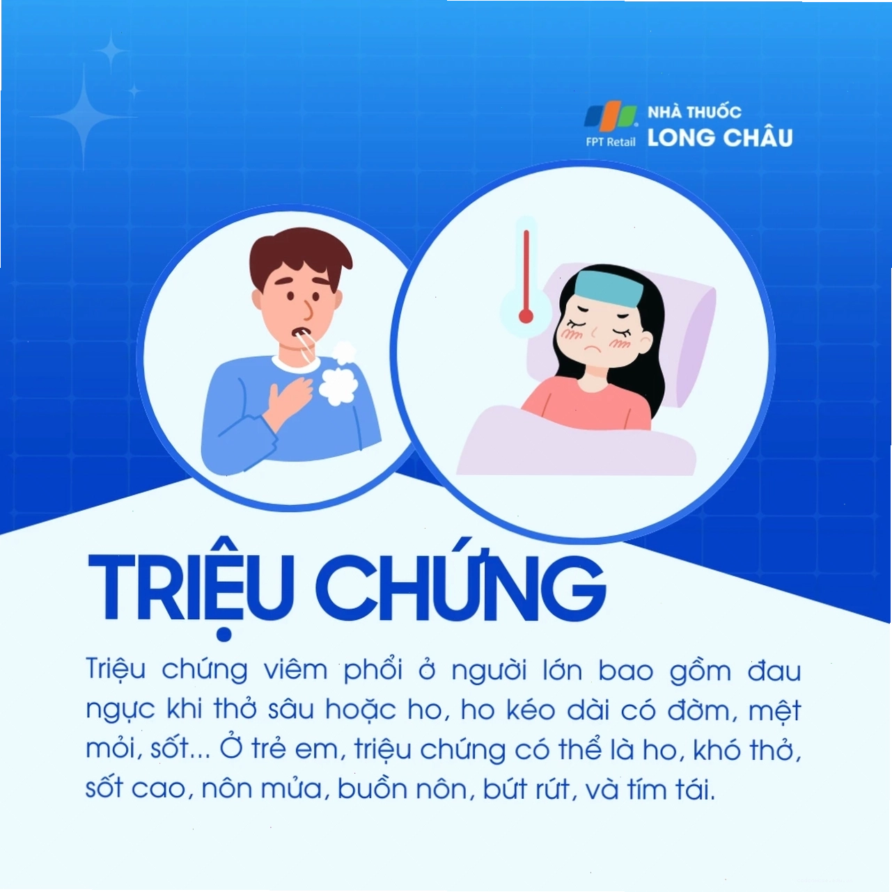 Biểu đồ giải thích các nguyên nhân khác nhau gây viêm phổi