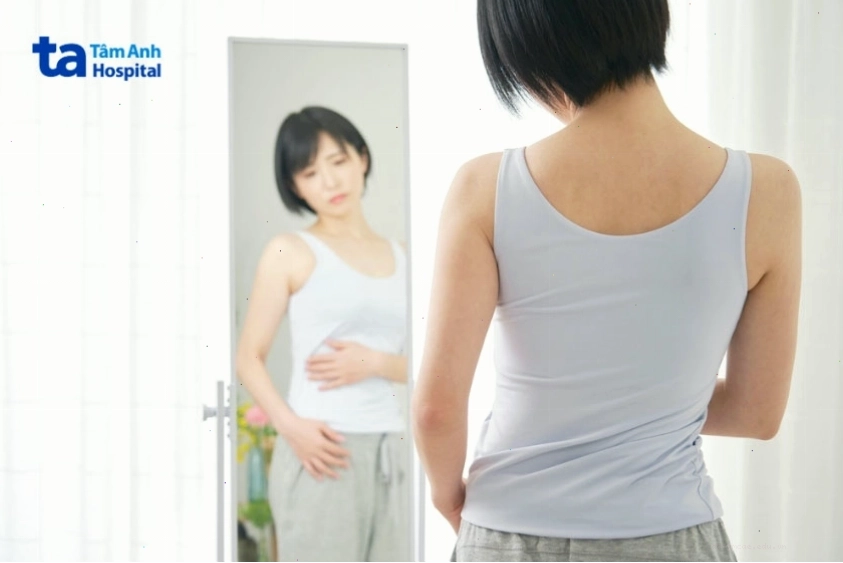 Biểu đồ thể hiện sự tăng cân đột ngột có thể là dấu hiệu mang thai