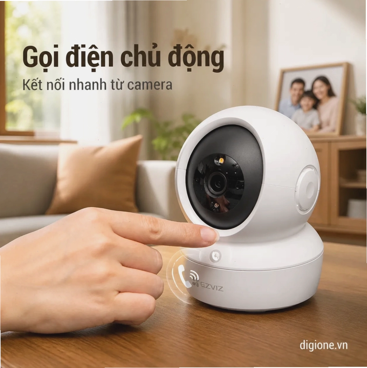 Camera Ezviz H8C Pro 3K 5MP với khả năng xoay 360 độ và hình ảnh siêu nét