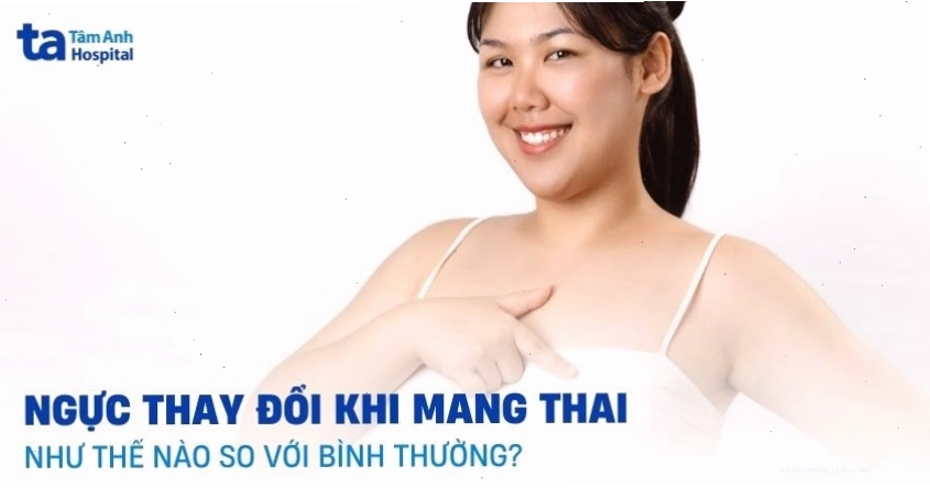 Cận cảnh sự thay đổi của ngực phụ nữ khi mang thai