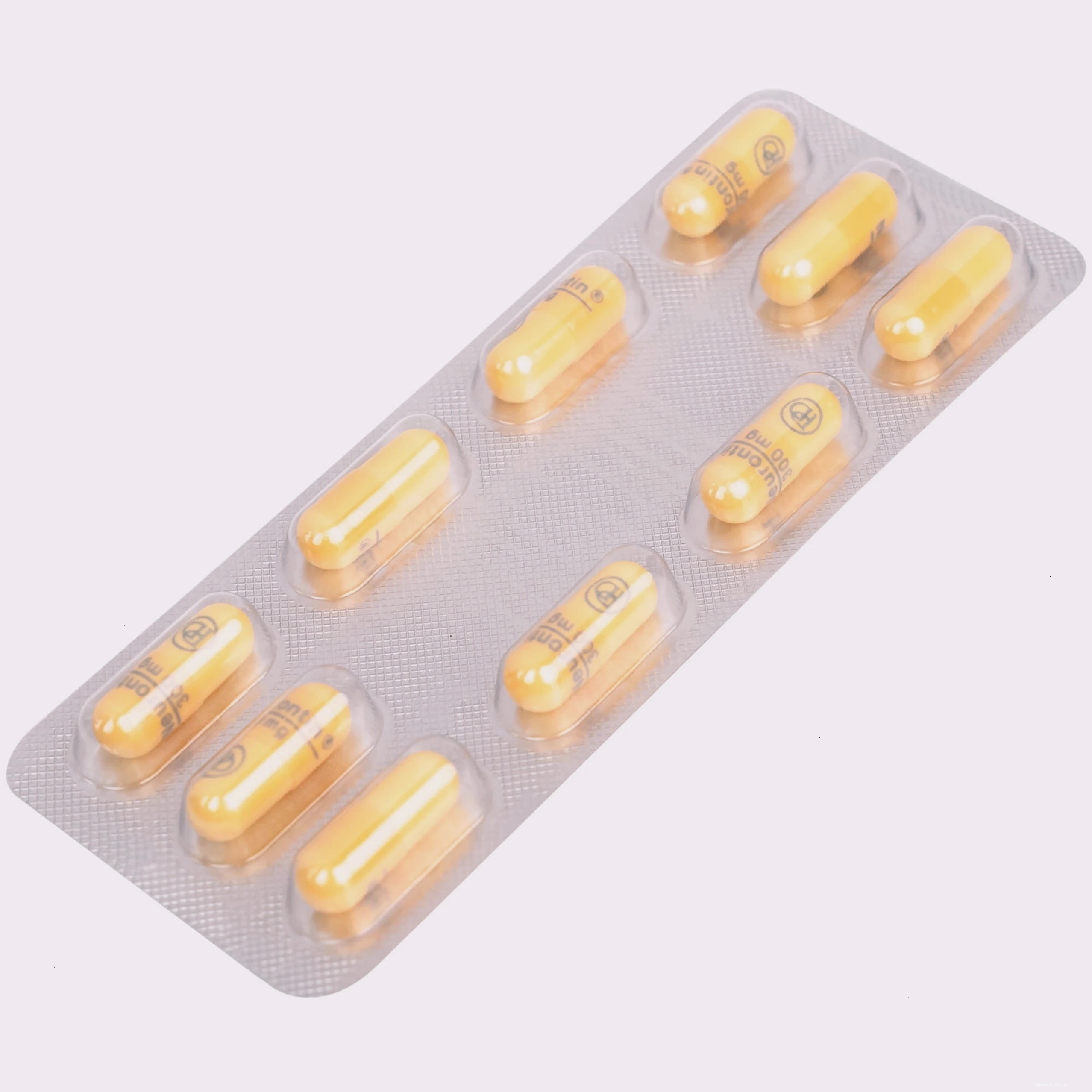Cận cảnh viên nang cứng Neurontin 300mg VIATRIS