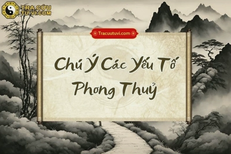 Chú ý các yếu tố phong thuỷ trong nhà để giảm sự xung khắc