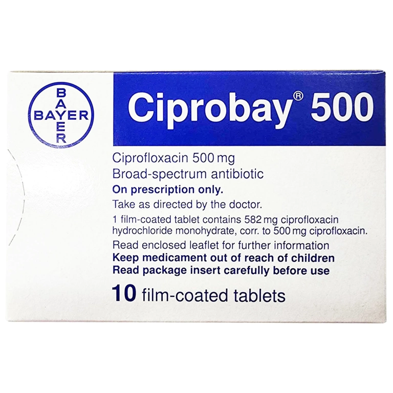 Ciprobay 500mg: Tác dụng, Liều dùng và Lưu ý quan trọng