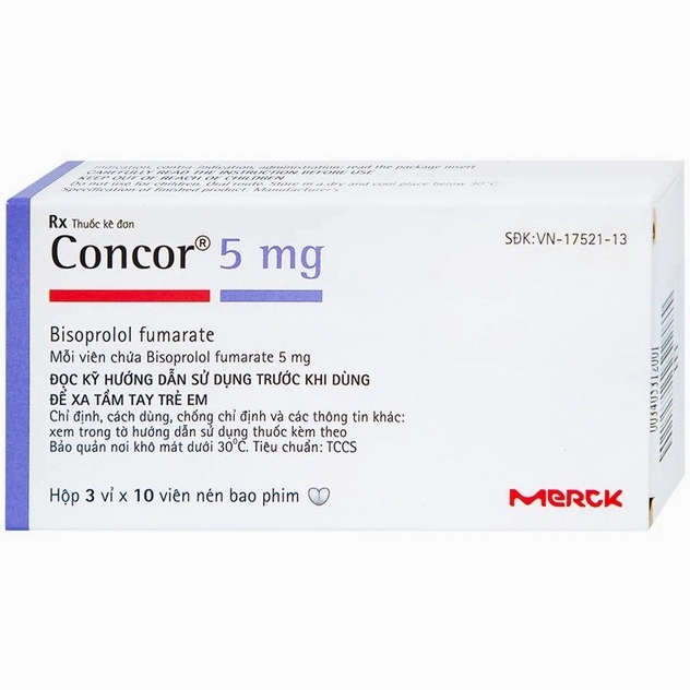 Concor 5mg: Thông tin chi tiết và công dụng hiệu quả