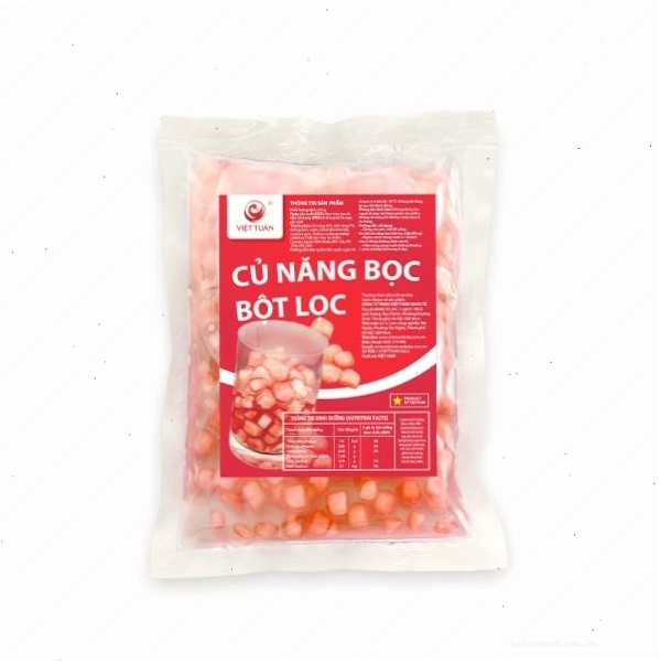 Củ năng bọc bột lọc Việt Tuấn 250g đóng gói
