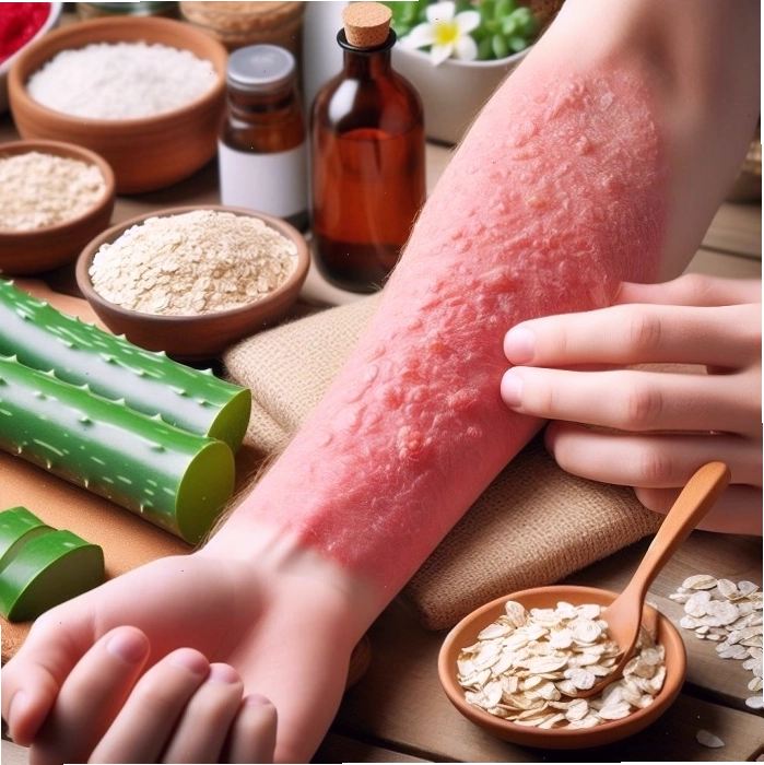 Da dày sừng và nứt nẻ ở bàn tay do bệnh vảy nến á sừng