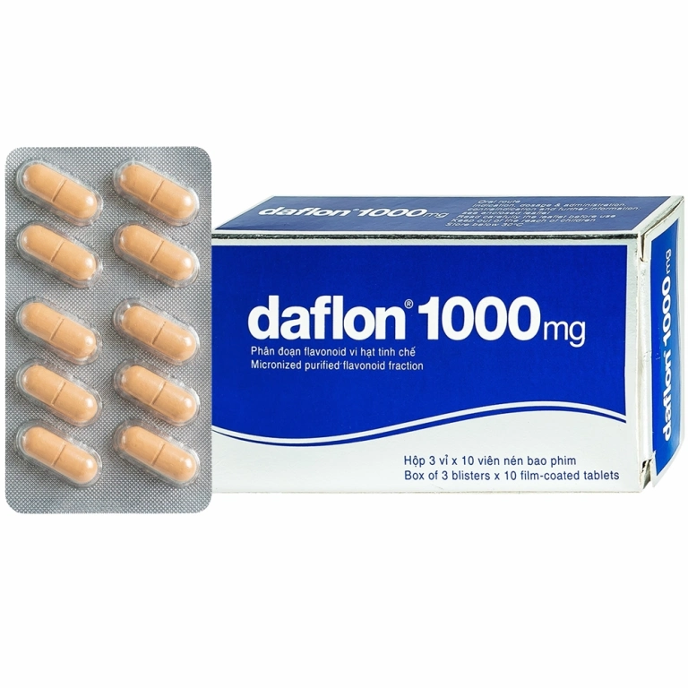 Daflon 1000mg: Công dụng, liều dùng và những lưu ý quan trọng