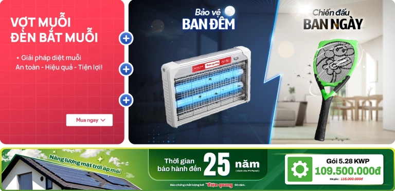 Đèn Bắt Muỗi Điện Quang: Giải Pháp Hiệu Quả Cho Mọi Gia Đình