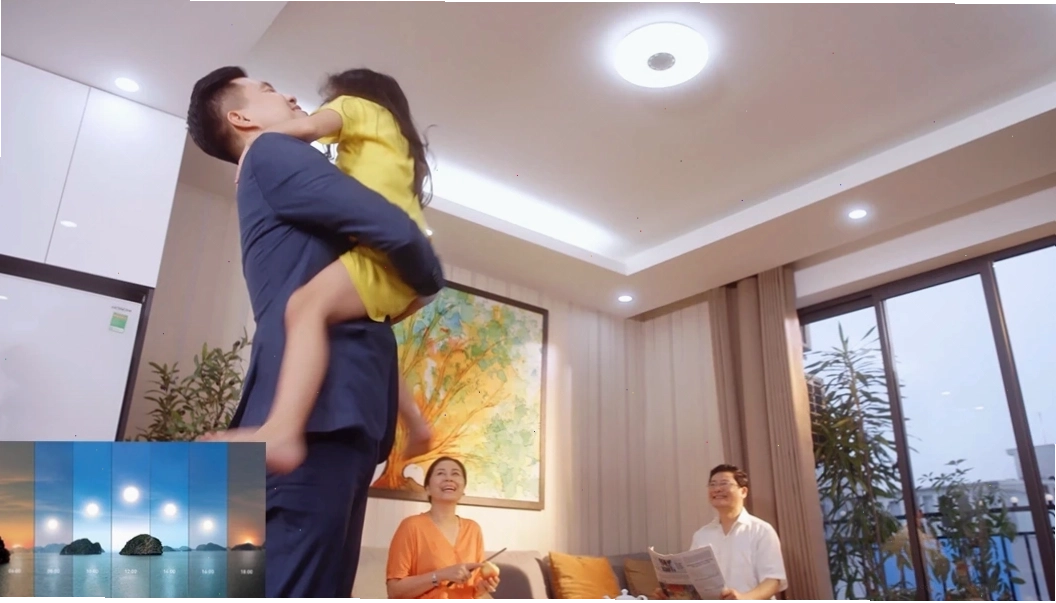 Đèn led Rạng Đông cung cấp khả năng chiếu sáng vượt trội, làm tăng hạnh phúc gia đình