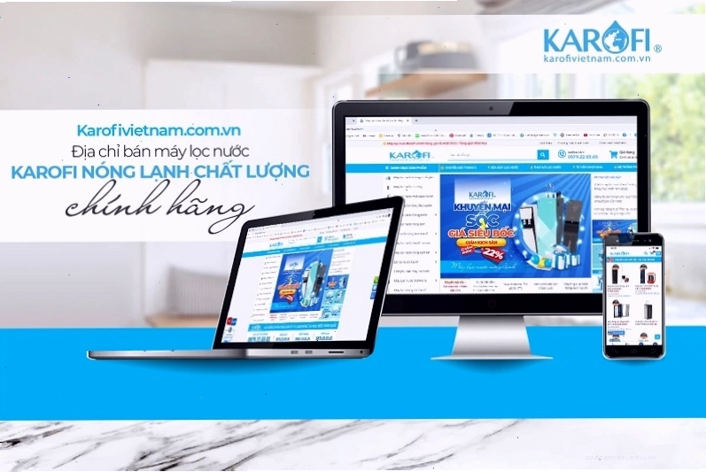 Địa chỉ mua máy lọc nước nóng lạnh Karofi