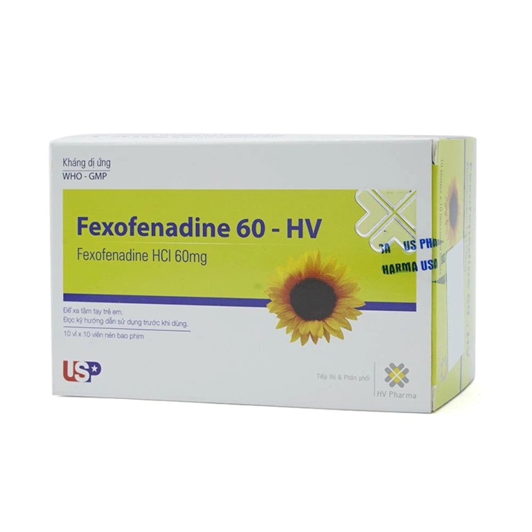 Fexofenadine 60mg: Công dụng, Tác dụng và Liều dùng hiệu quả