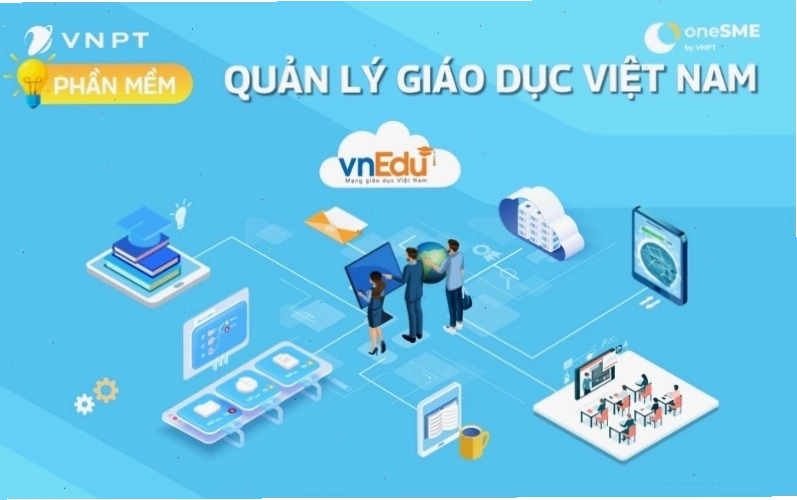 Giao diện nền tảng học và thi trực tuyến vnEdu-LMS