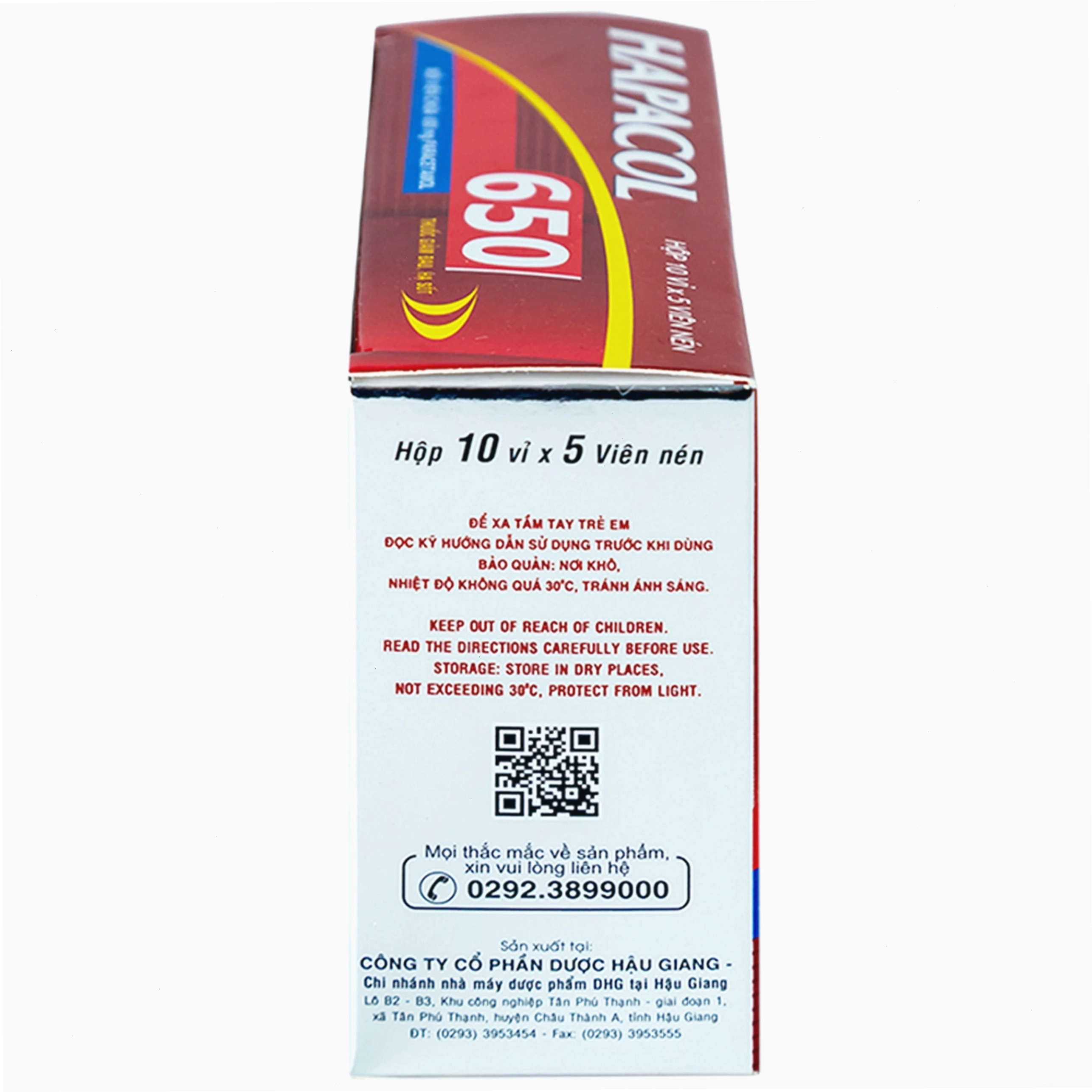 Hapacol 650mg là thuốc gì, thành phần và công dụng
