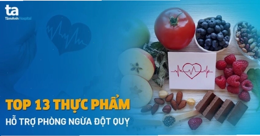 Hình ảnh các loại thực phẩm tốt cho việc phòng ngừa đột quỵ