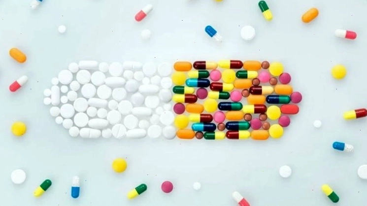 Hình ảnh các loại thuốc khác nhau, minh họa tương tác thuốc