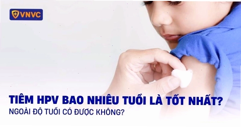 Hình ảnh minh họa cho thấy độ tuổi tiêm vắc xin HPV tốt nhất cho cả nam và nữ