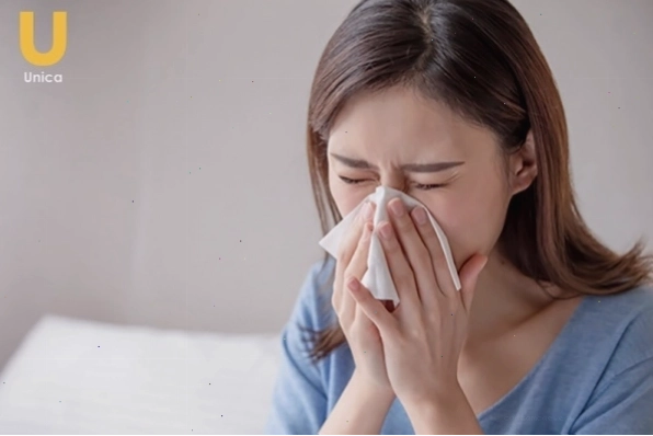 Hình ảnh minh họa hiện tượng nhảy mũi là phản ứng sinh lý tự nhiên của cơ thể