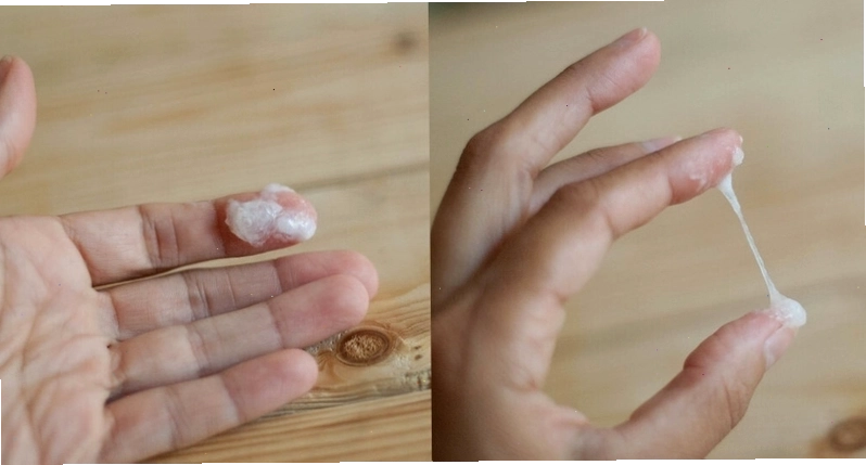 Hình ảnh minh họa khí hư màu trắng sữa