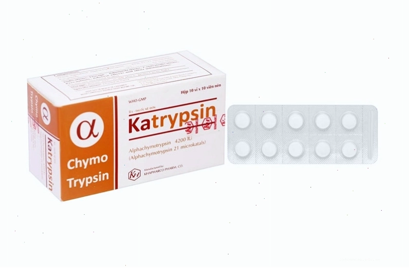 Hình ảnh minh họa lọ thuốc Katrypsin