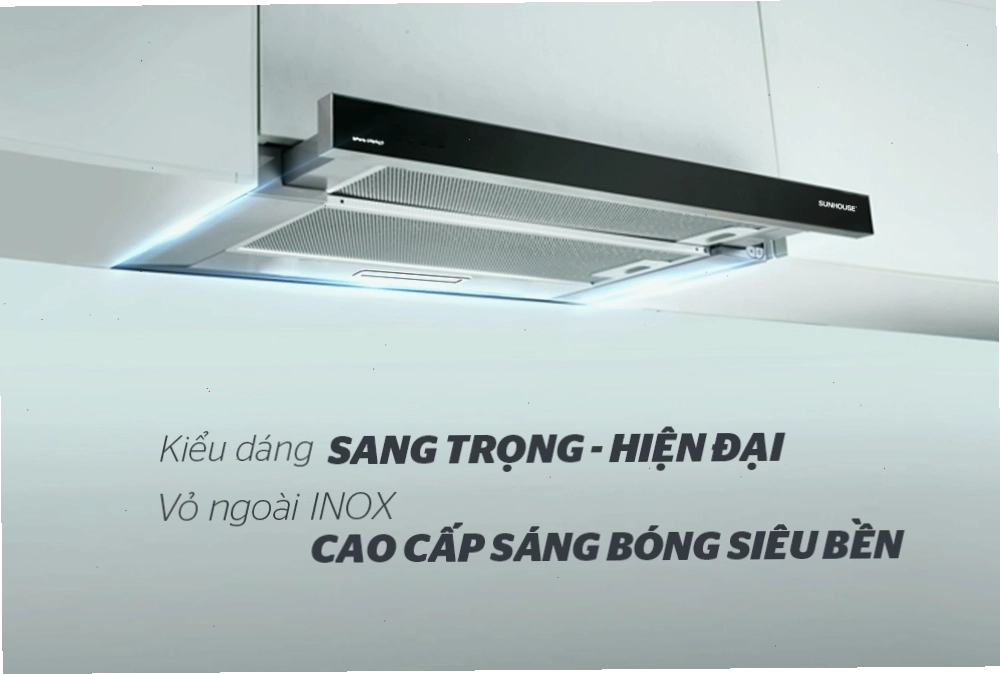 Hình ảnh minh họa máy hút mùi bếp âm tủ