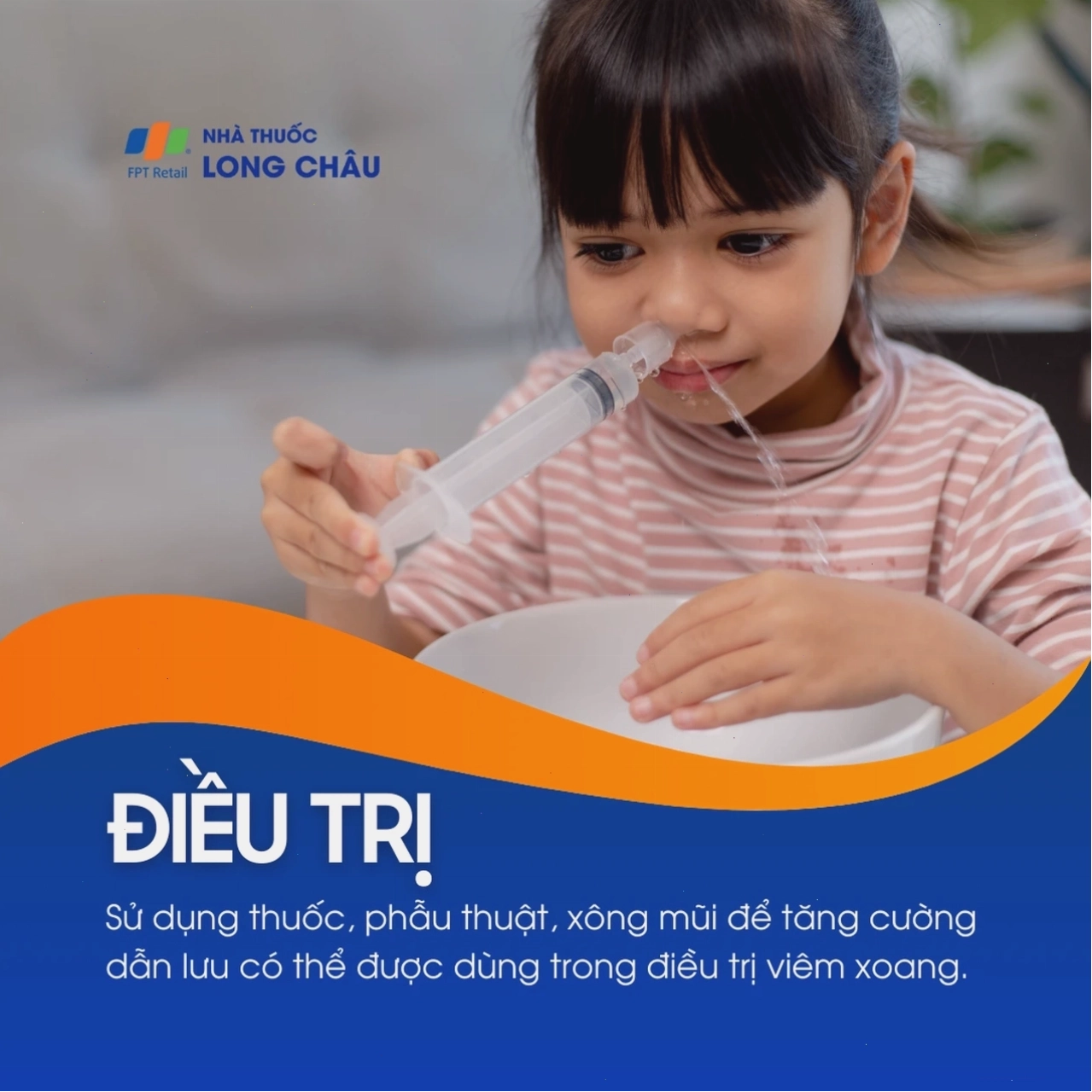 Hình ảnh minh họa quá trình rửa mũi bằng nước muối sinh lý