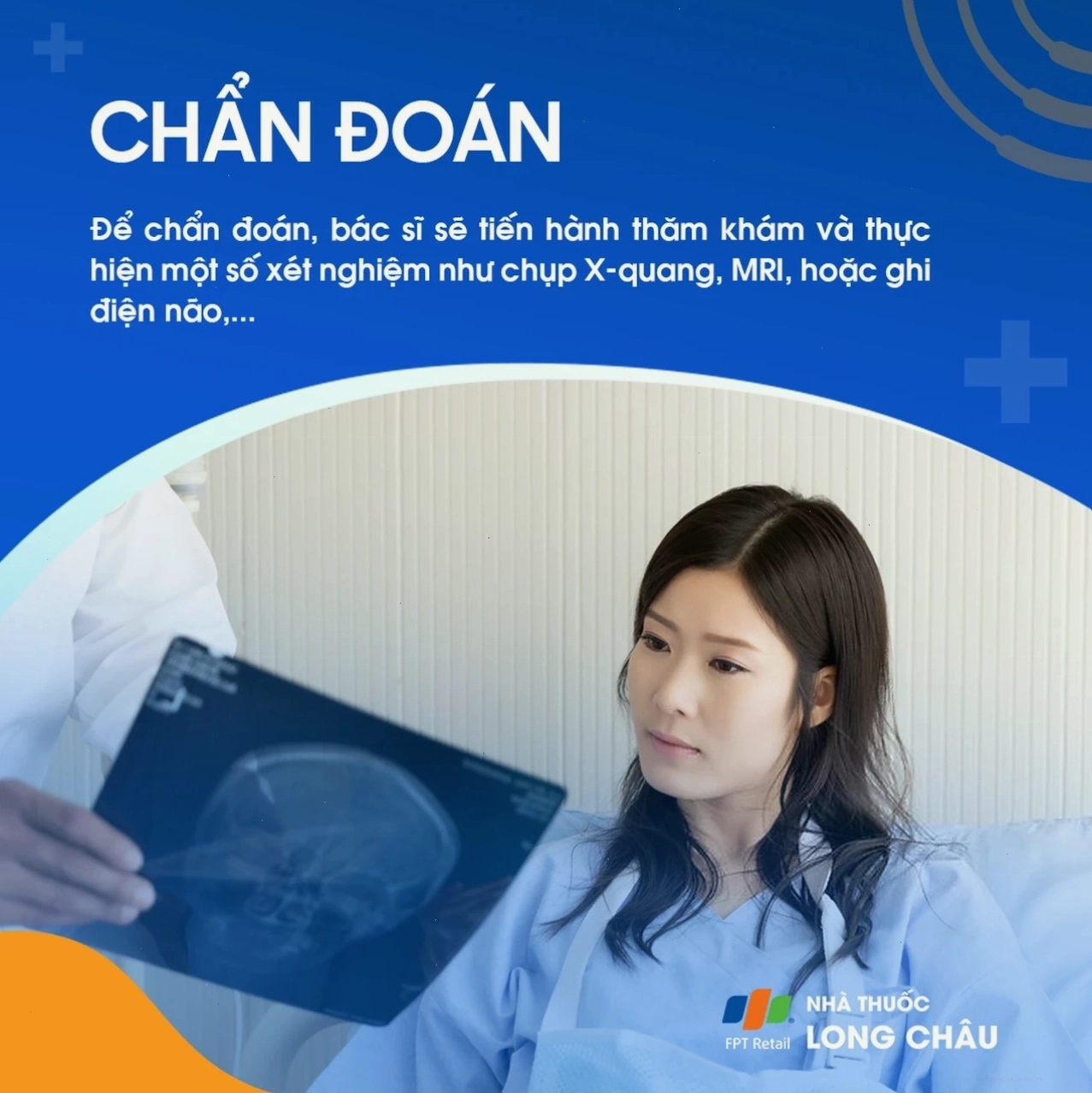 Hình ảnh minh họa quy trình chẩn đoán nhức đầu thông qua khám lâm sàng và xem xét tiền sử bệnh lý