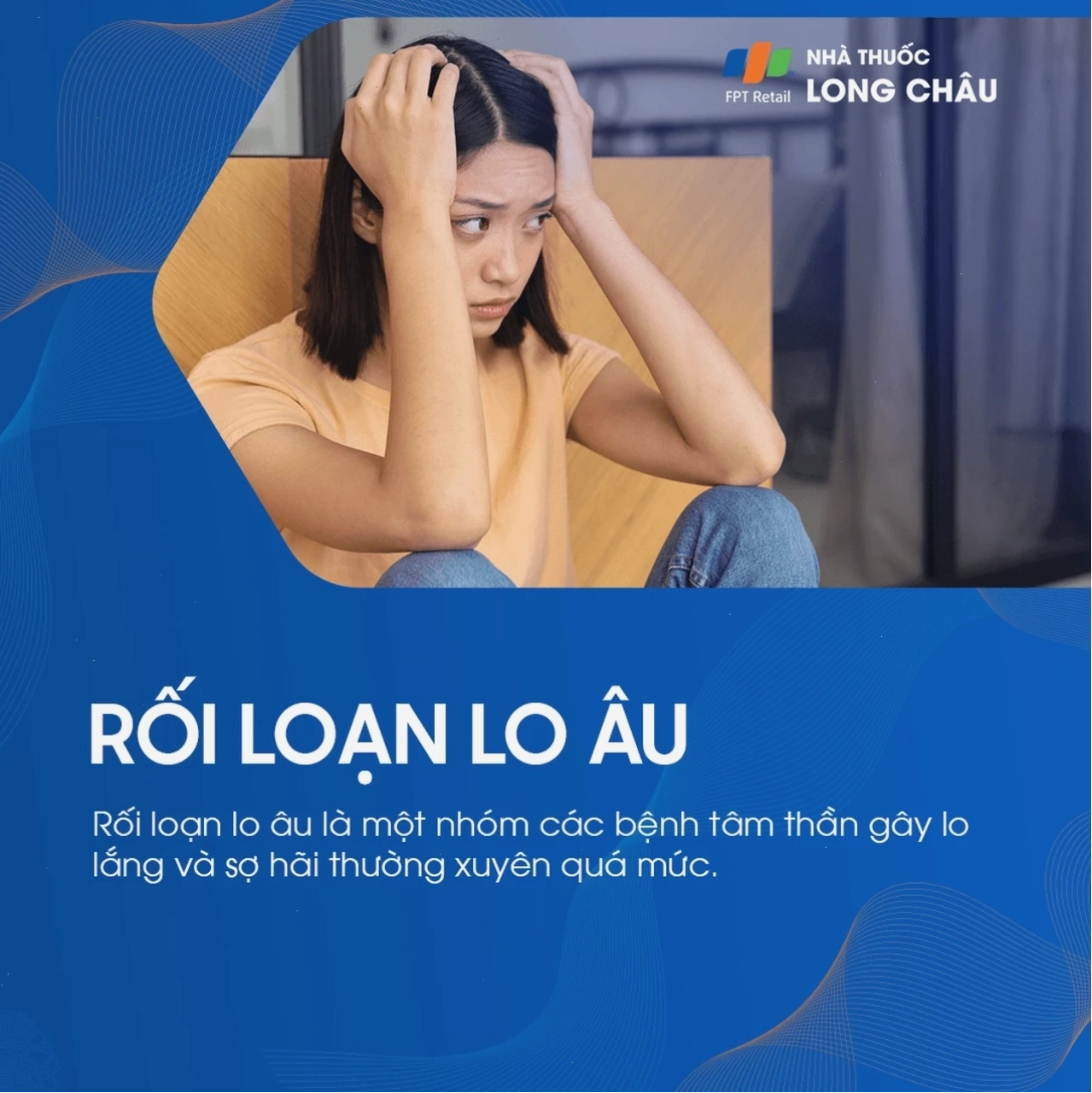 Hình ảnh minh họa sự lo lắng, bồn chồn trong rối loạn lo âu