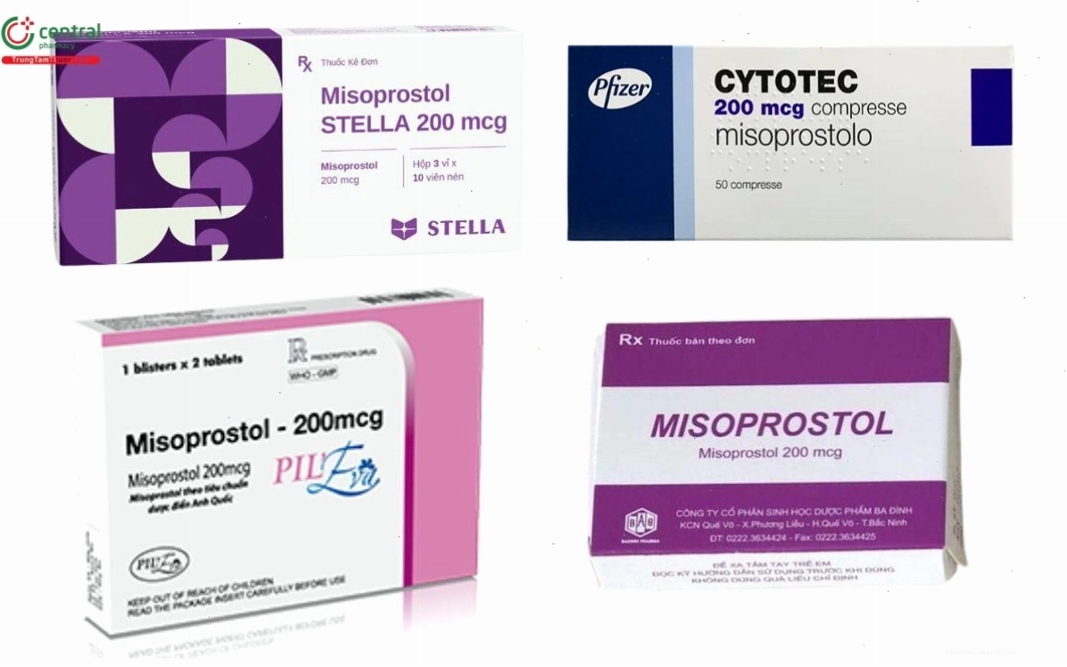 Hình ảnh minh họa thuốc phá thai Misoprostol