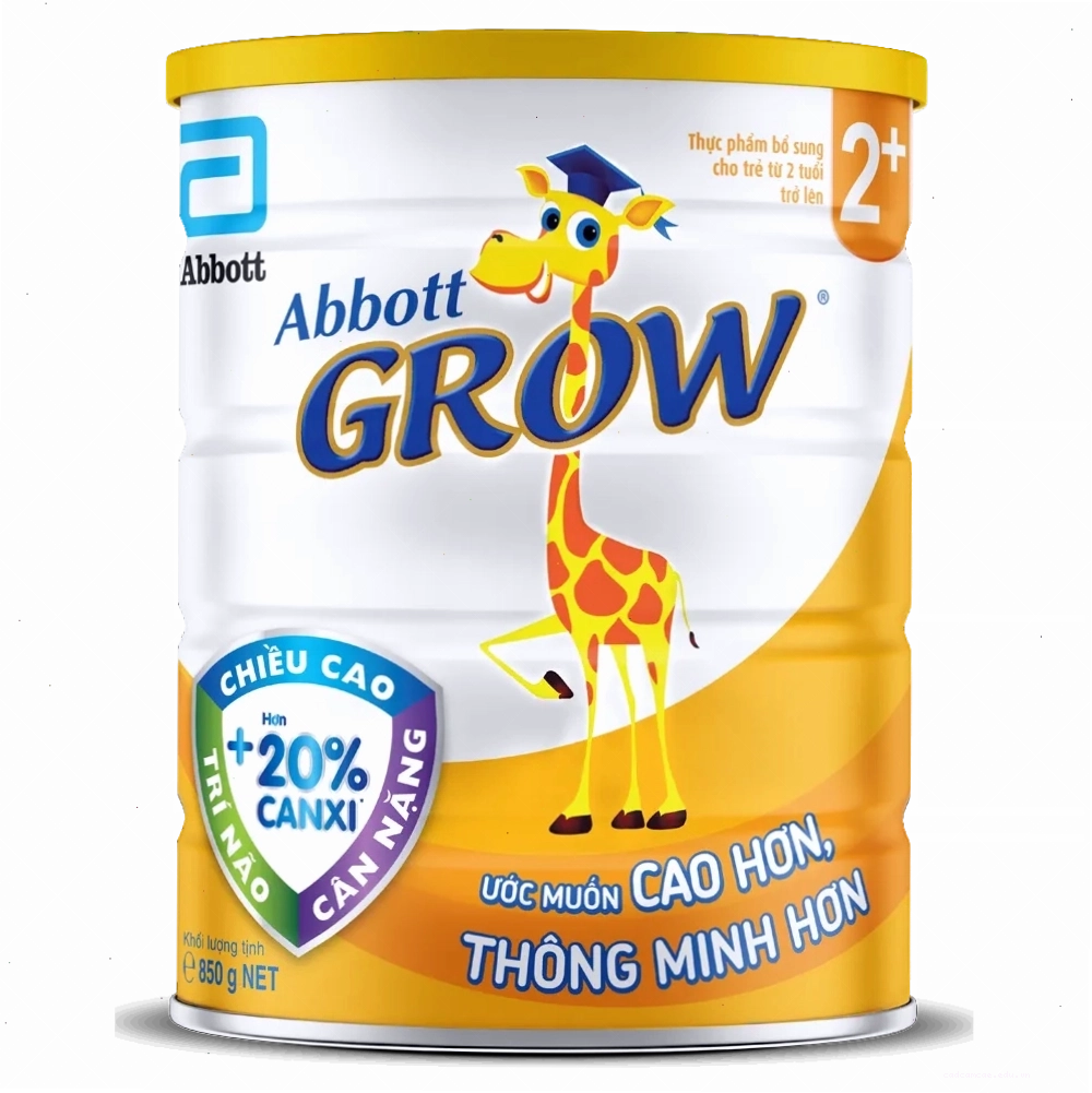 Hộp sữa Abbott Grow 4 hương vani, dòng sữa tăng chiều cao cho trẻ lớn hơn