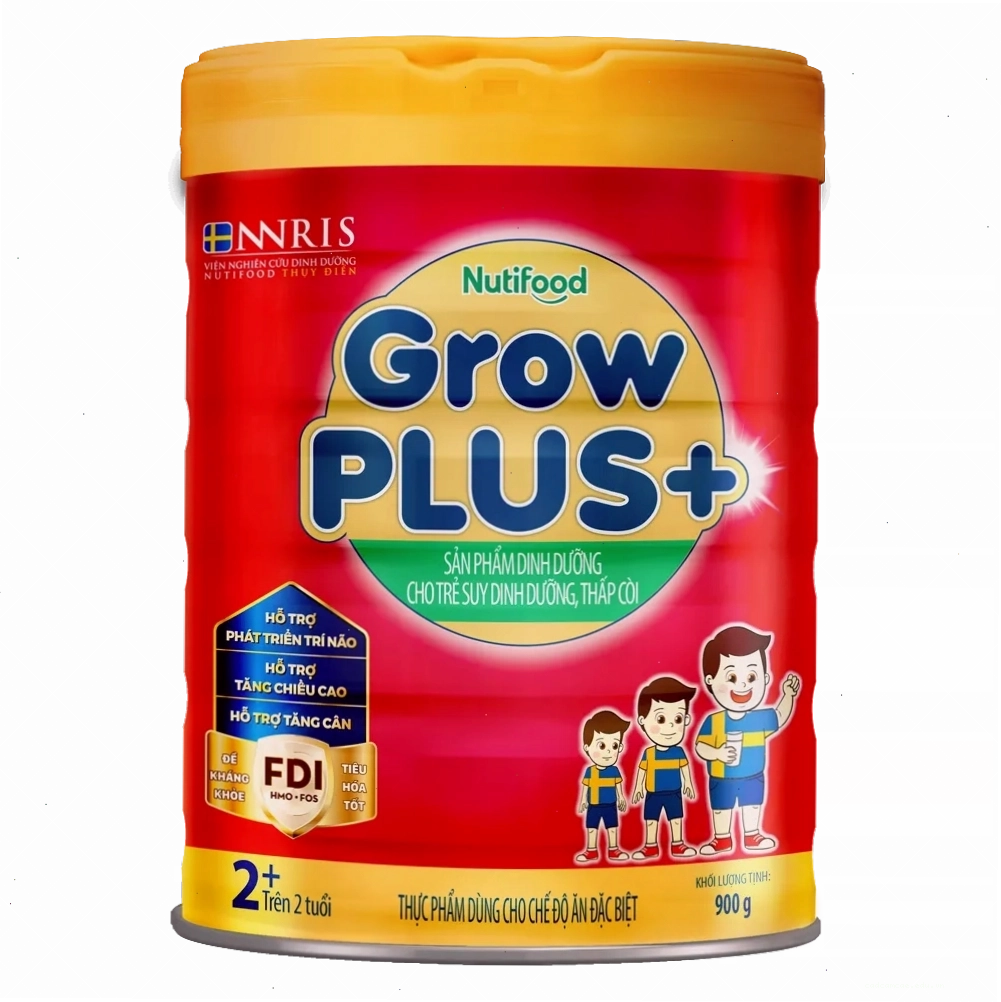 Hộp sữa GrowPlus+ Đỏ 2+ tăng chiều cao cho bé trên 2 tuổi