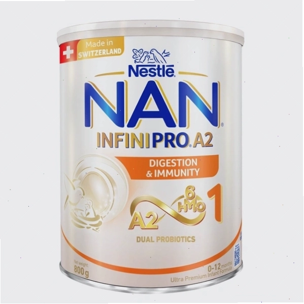 Hộp sữa Nan InfiniPro A2 số 1, một sản phẩm cùng dòng của Nan