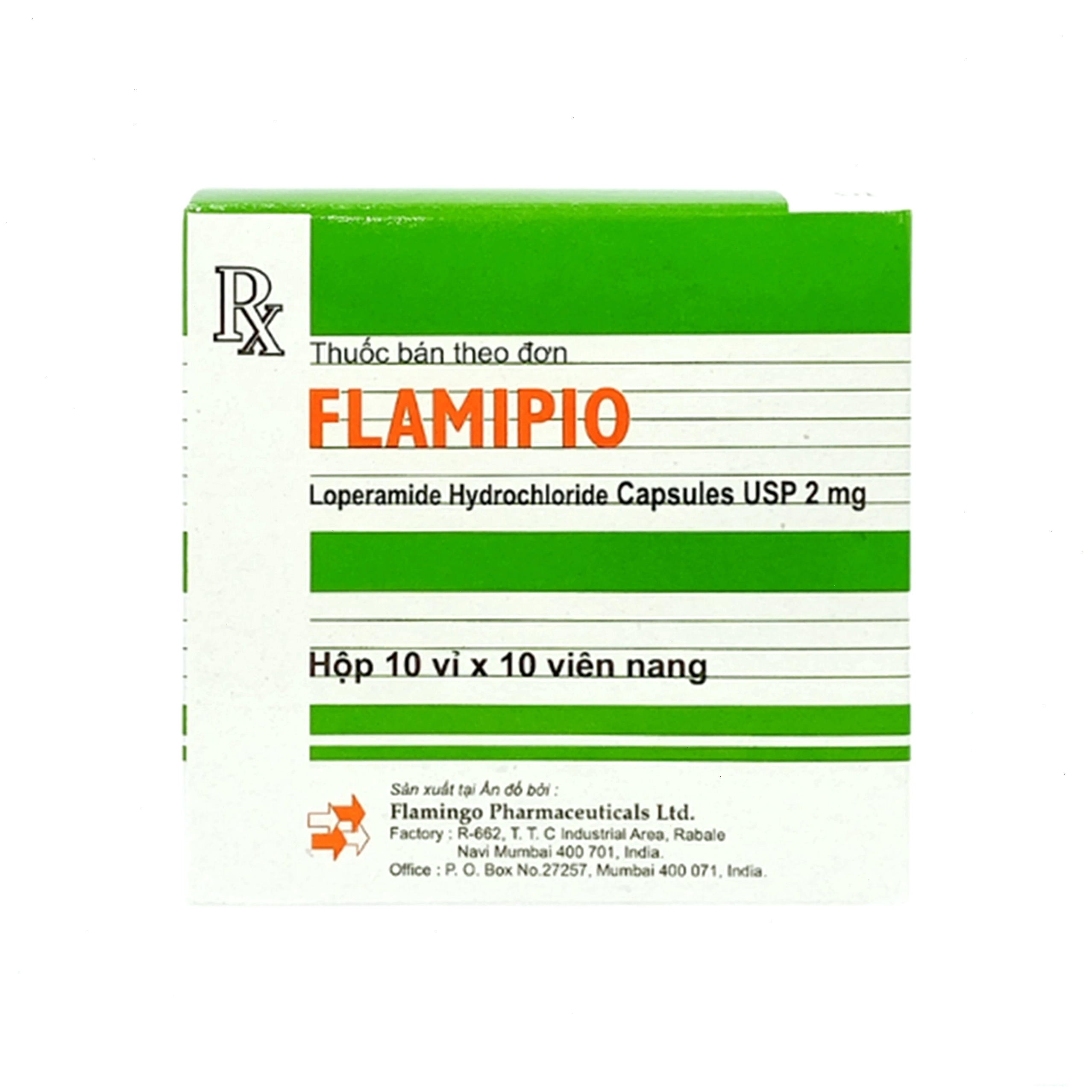 Hộp thuốc Flamipio 2mg Flamingo