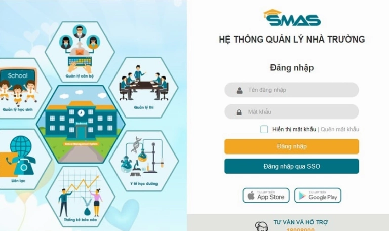 Hướng dẫn chi tiết cách smas đăng nhập hệ thống nhà trường
