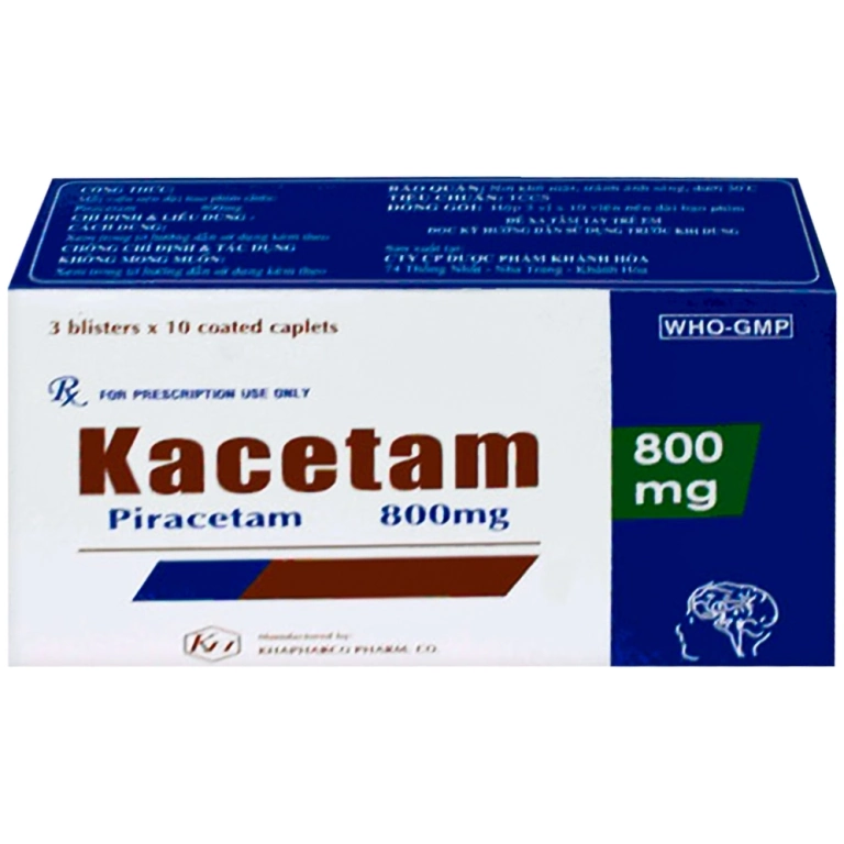 Kacetam 800mg: Công dụng và những lưu ý khi sử dụng