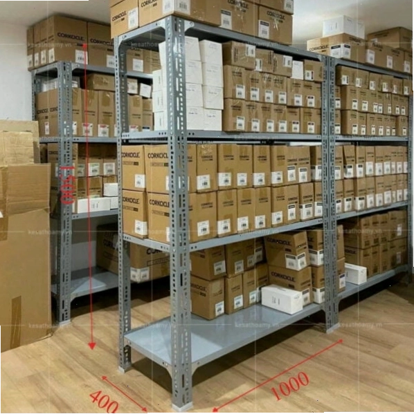 Kệ sắt v lỗ HM441 với thiết kế đa năng