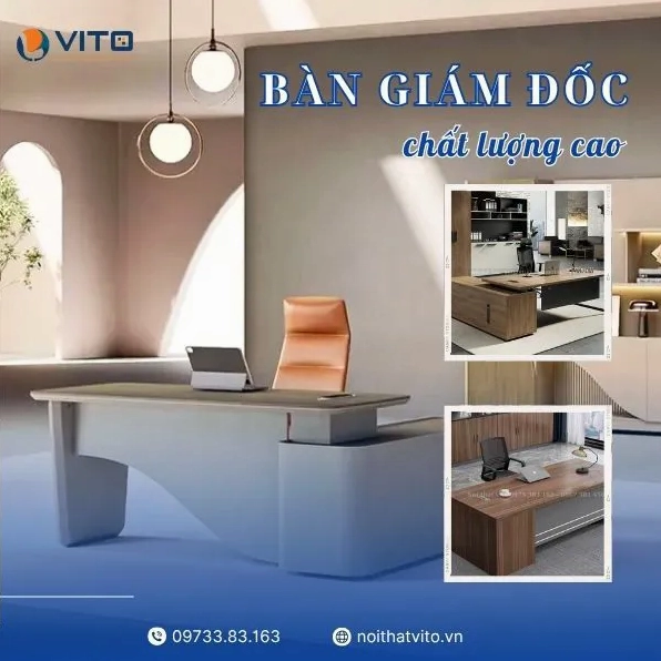 Khám Phá Không Gian Sang Trọng: Đánh Giá Bàn Giám Đốc Hiện Đại