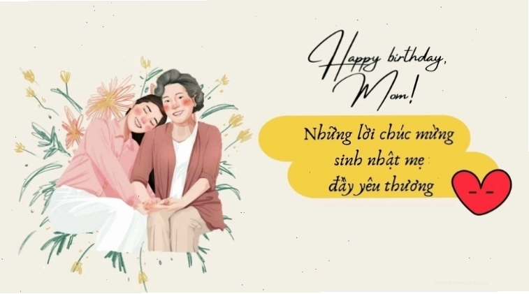 Lời chúc sinh nhật mẹ chồng, mẹ vợ ý nghĩa, thể hiện sự kính trọng và yêu quý