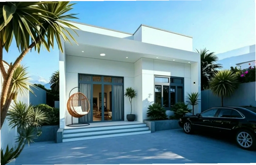 Mẫu nhà cấp 4 mái bằng được yêu thích