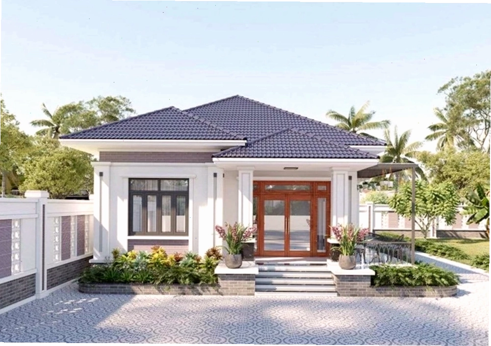 Mẫu nhà cấp 4 mái Nhật được ưa chuộng