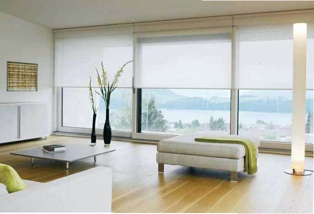 Mẫu rèm cuốn hiện đại cho cửa sổ