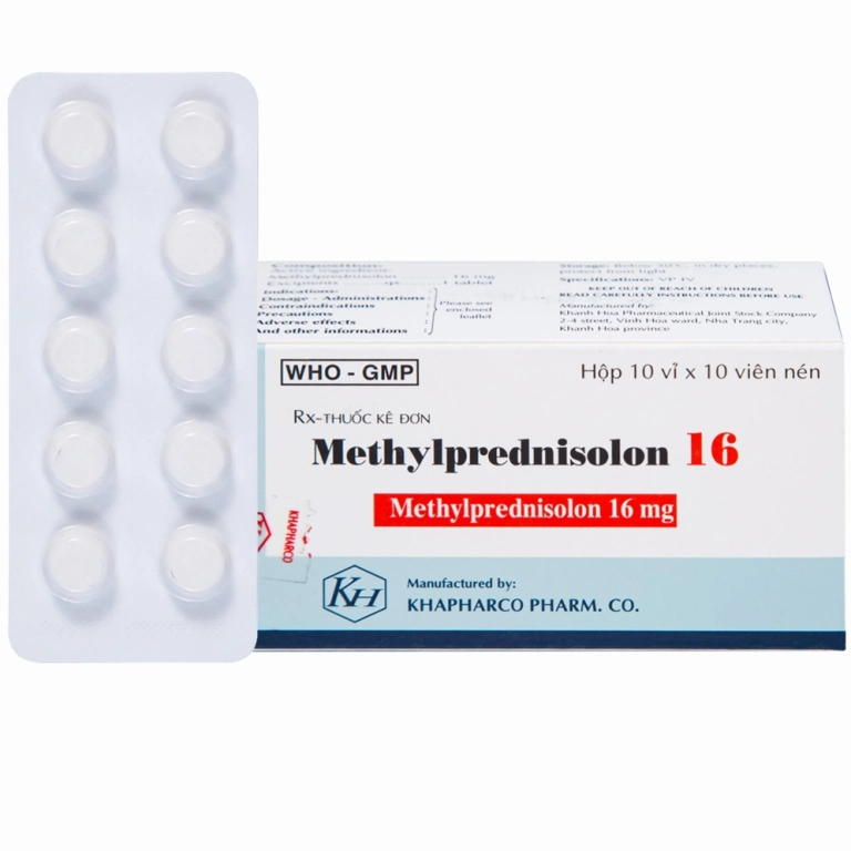 Methylprednisolon 16mg: Công dụng, chỉ định và lưu ý quan trọng