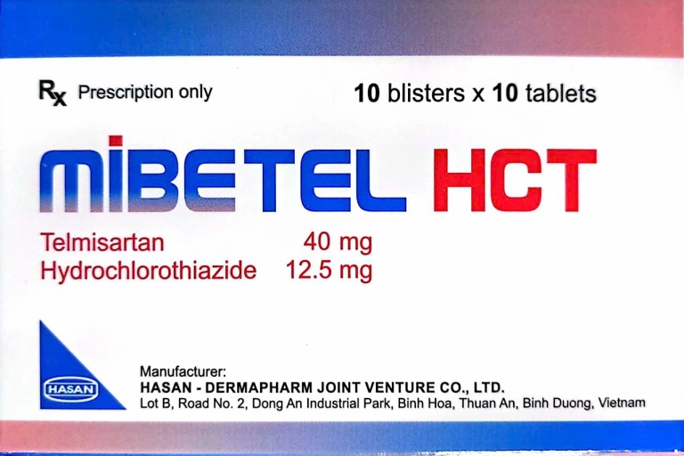 Mibetel HCT: Hướng dẫn sử dụng thuốc điều trị tăng huyết áp hiệu quả