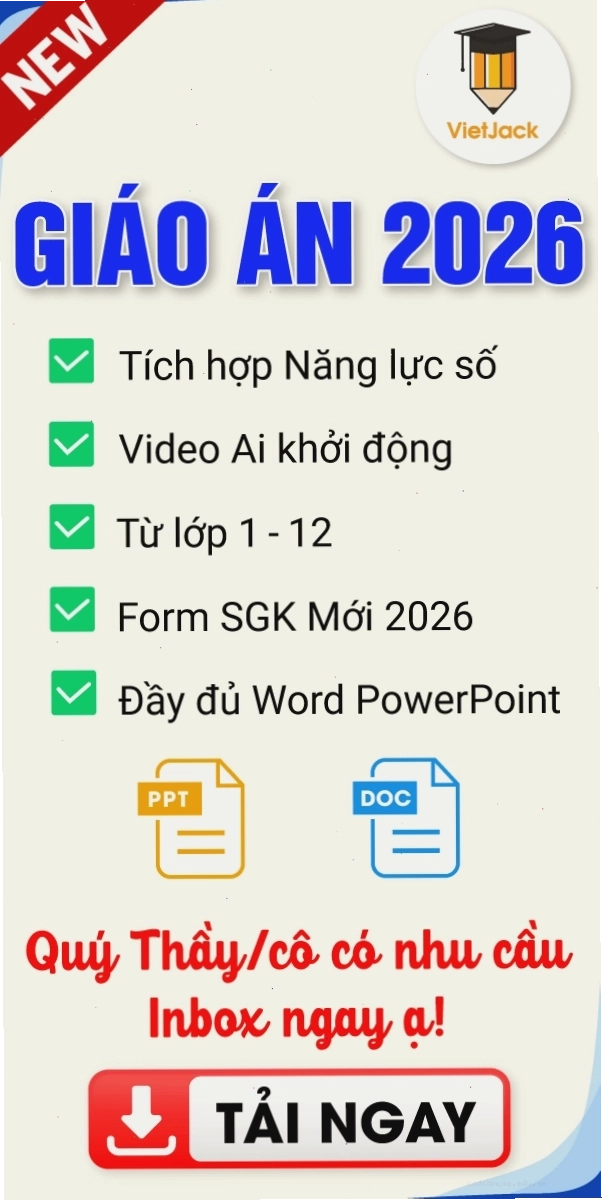 Minh họa tài liệu giáo án điện tử cho môn học