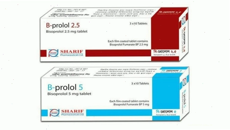 Minh họa thuốc điều trị tăng huyết áp nhóm chẹn beta Bisoprolol